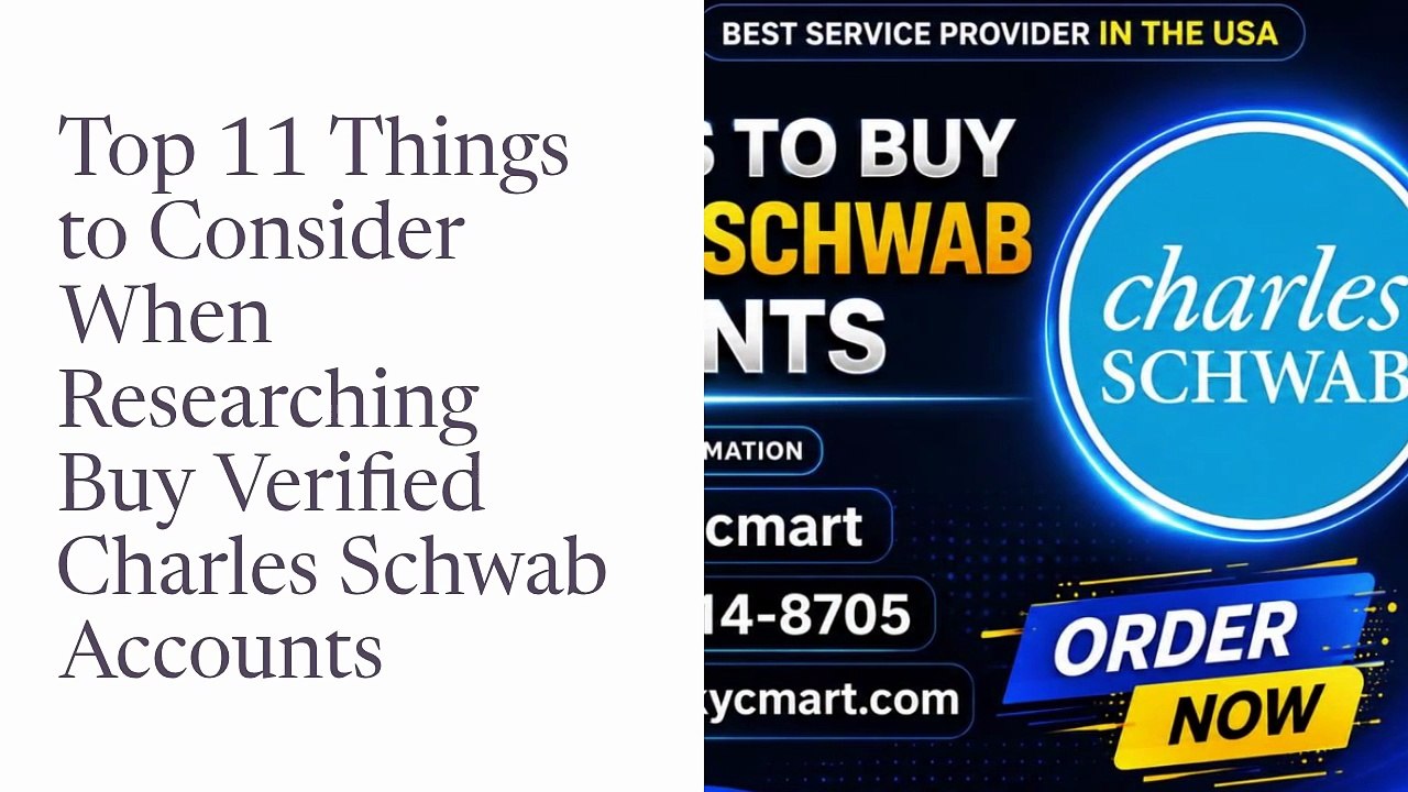 Best Buy Verified Charles Schwab  Accounts Information Guide for Beginners
