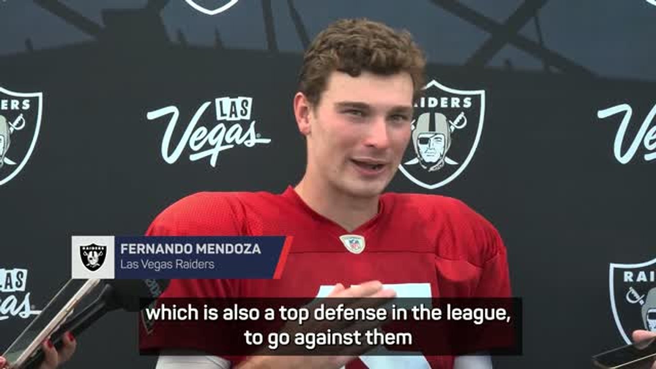 Fernando Mendoza says Texans practice was 'grea...