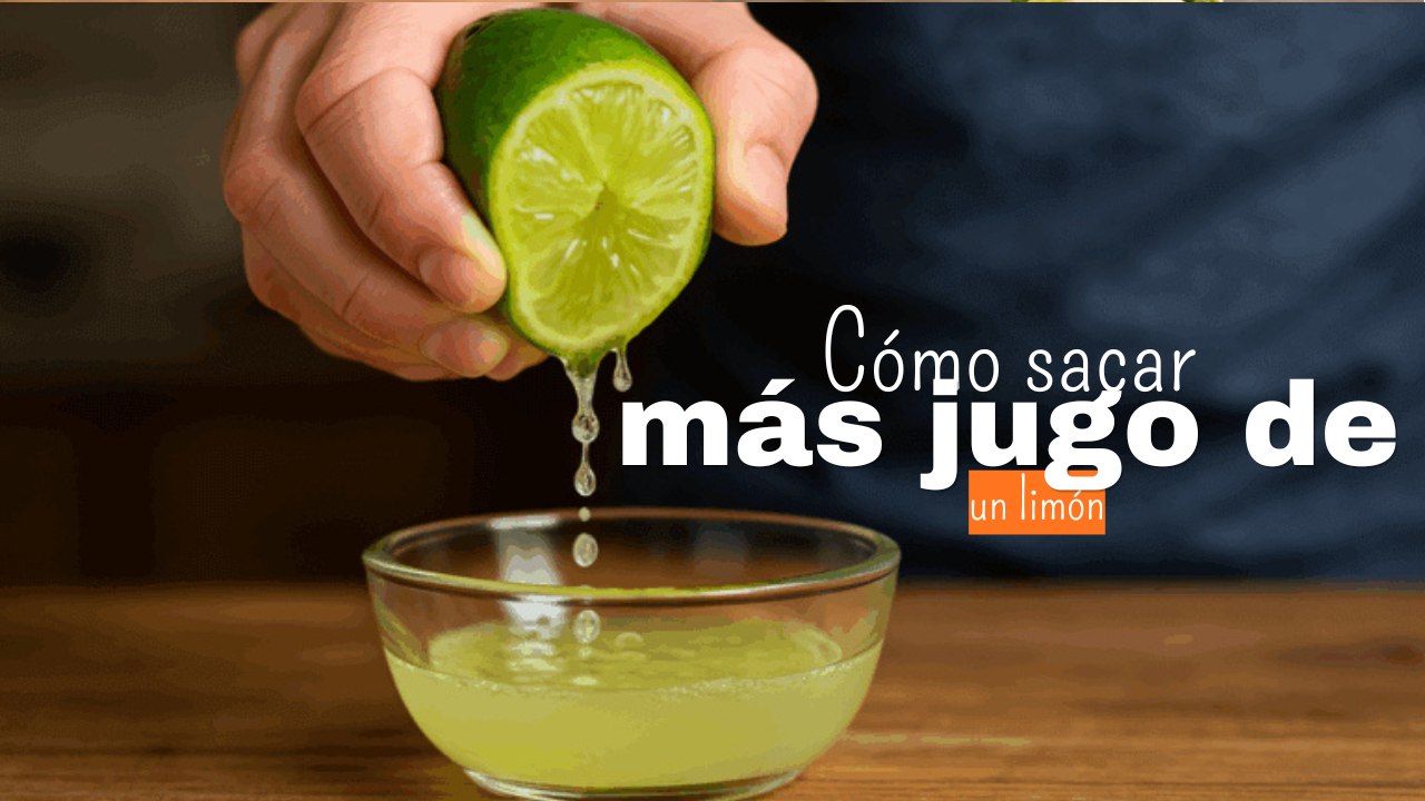 Truco para sacarle más jugo a un limón