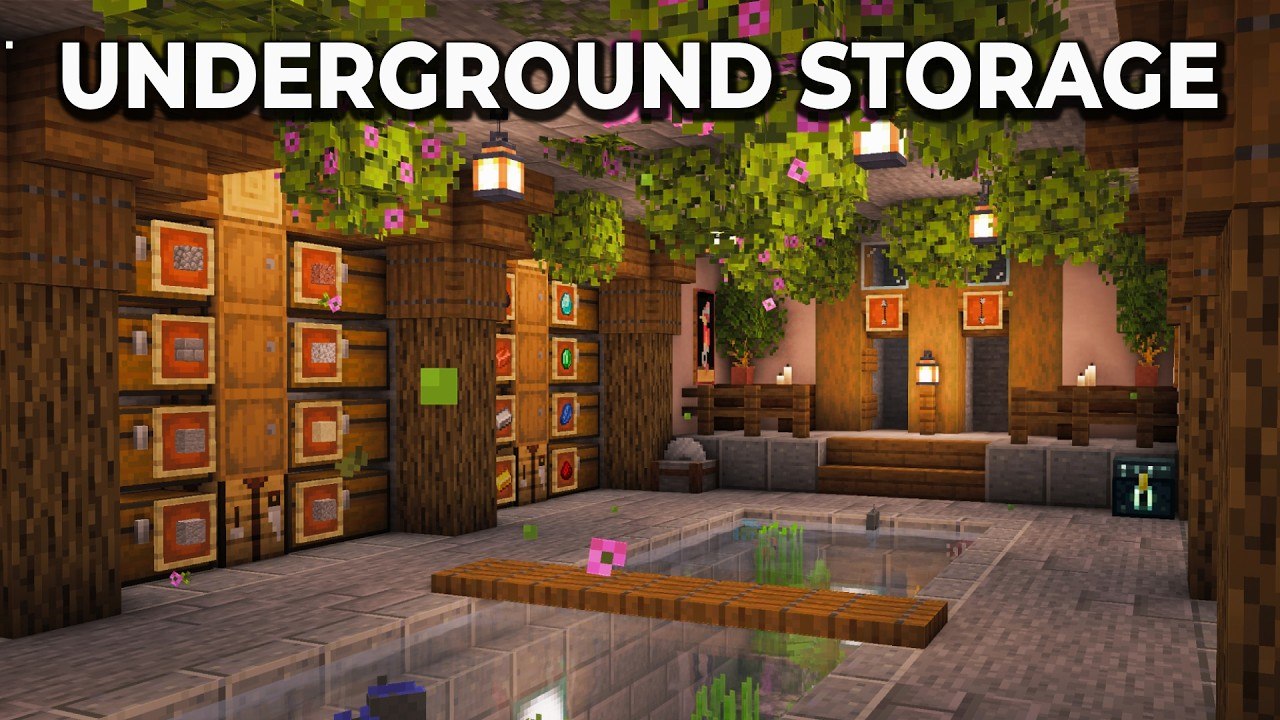 Minecraft: Underground Storage Room for Survival