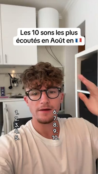 Les 10 sons les plus écoutés en Août en france #rapfr #rap #musique