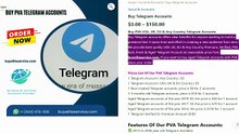 Top 10 Best Sites to Buy Telegram Accounts with Instant ...