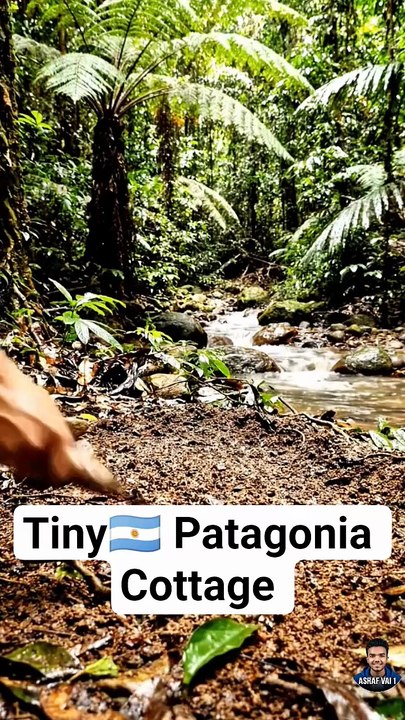 Tiny Patagonia Cottage Built from Scratch in Ultra Fast Timelapse _ Satisfying ASMR Construction