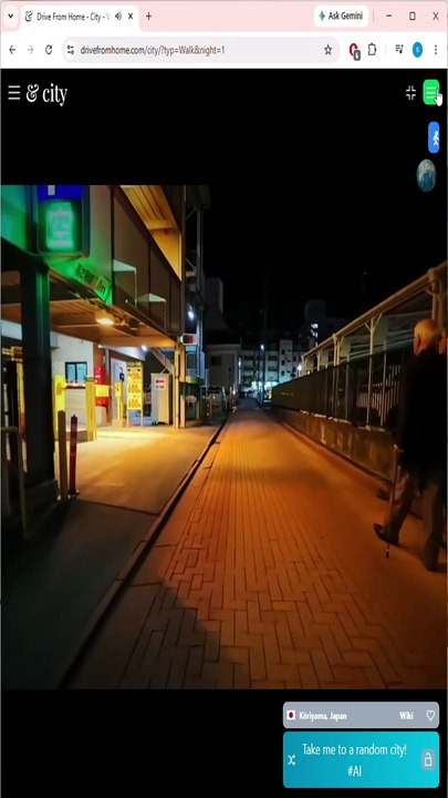 Virtual Travel Website: Drives, Walks, Snow & Local Radio