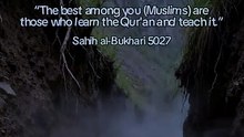 Want to Be Among the Best? Learn the Qur’an & Teach It 🤍 #reminder