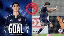 Hormiga González mete su primer gol con Olympiacos y se estrena en Europa
