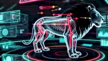 ELEPHAN VS LIONS