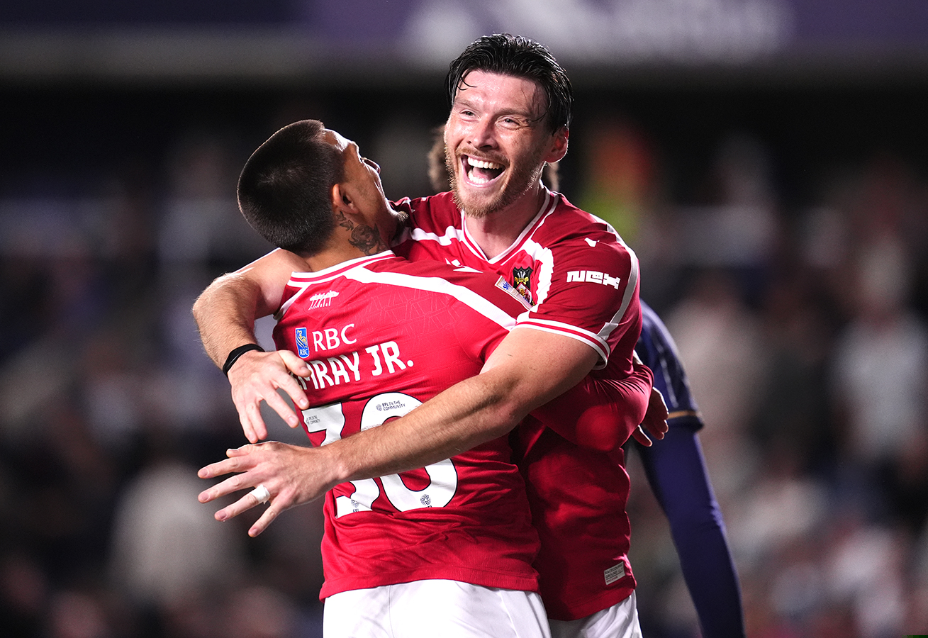 Kieffer Moore drills it home