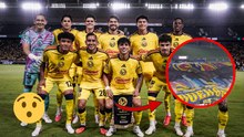 Afición del América muestra su apoyo en la Leagues Cup con mega manta: "Los dueños del gabacho"