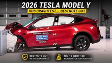Tesla Model Y Premium 2026 im IIHS Crashtest: Ergebnis Gut