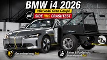 2026 BMW i4 IIHS Crashtest: Gute Wertung beim Seitentest