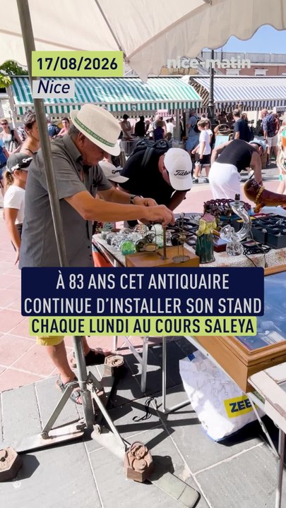 À 83 ans , cet antiquaire a toujours la pêche
