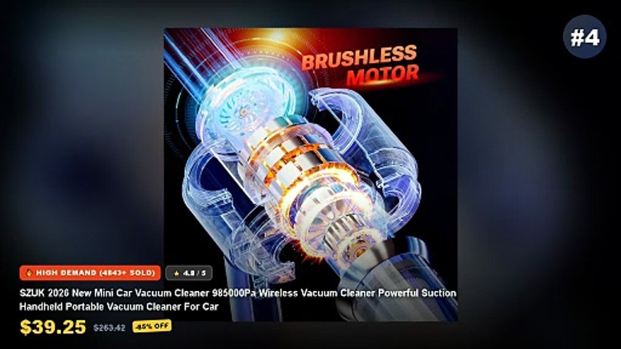 Why Everyone Is Buying Mini Handheld Vacuum Cleaners For Car Interior - Wireless Handheld Vacuum Cleaner Cordless Portab...