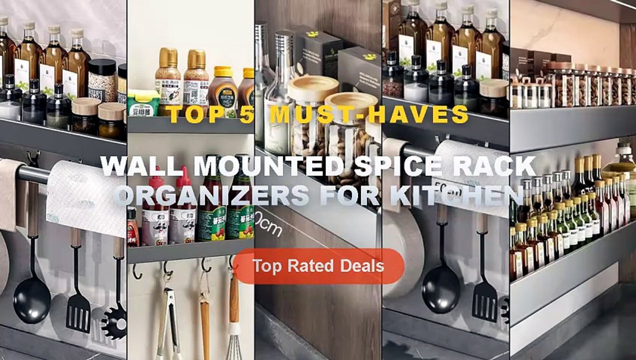 Why Everyone Is Buying Wall Mounted Spice Rack...
