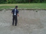 Hitting From Wet Bunkers
