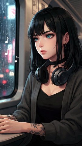 Midnight Rain Memories  #lofi #chillbeats #studymusic #lofimusic #cozy