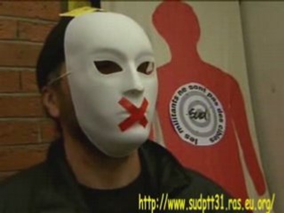 Repression aux Télécoms Action SUDPTT31