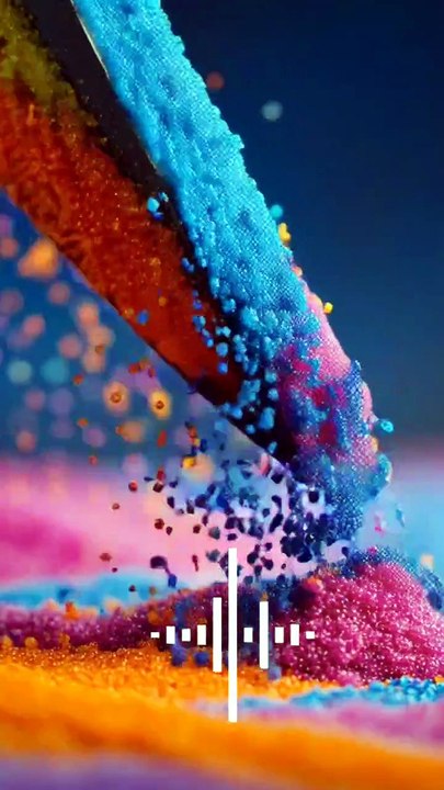 PASIR PELANGI 3 WARNA SLICE LIKE BUTTER ASMR  #oddlysatisfying #kineticsand