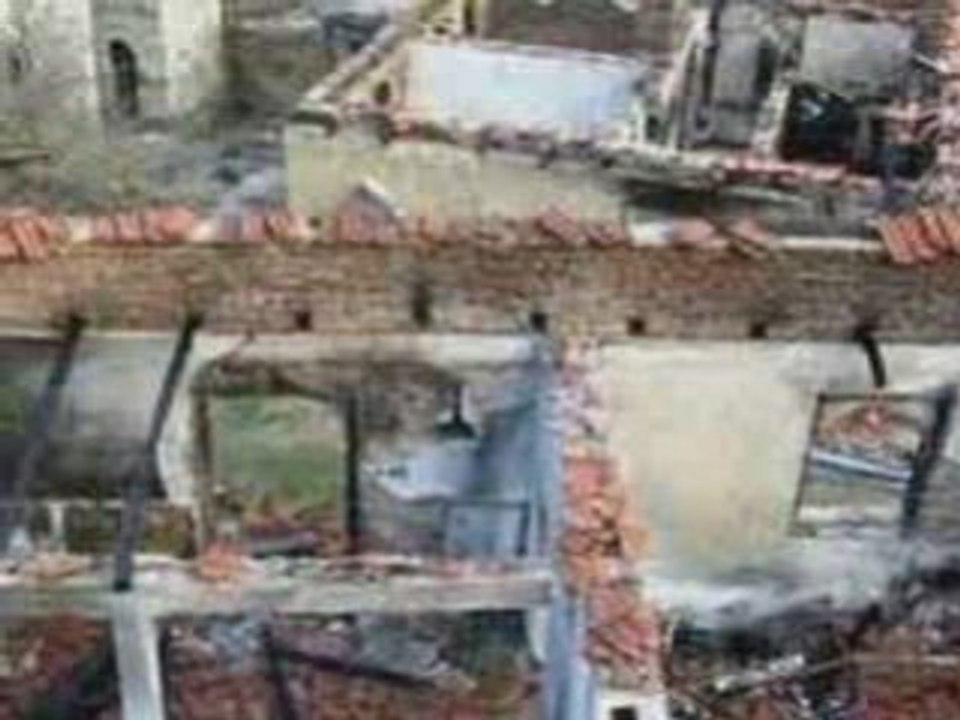 CRUCIFIED KOSOVO- churches distroyed by albanians since 1999