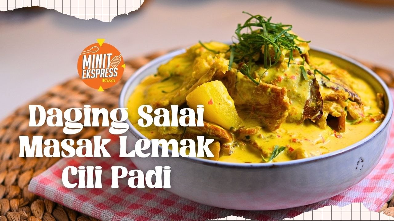 Daging Salai Masak Lemak Cili Padi, Sajian Popular Nogori Kegemaran Ramai