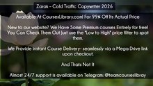 (Courseslibrary.com)Zarak – Cold Traffic Copywriter 2026