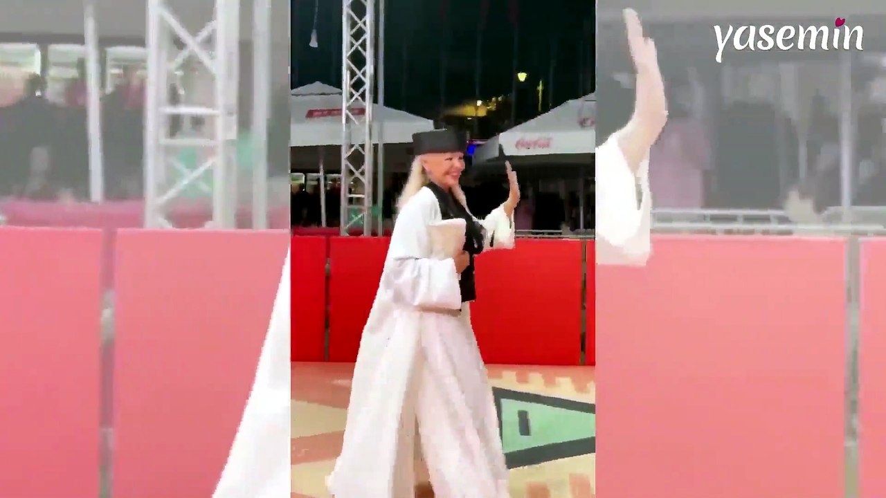 Hanka Paldum, Film Festivali'ne Filistin mesajı...
