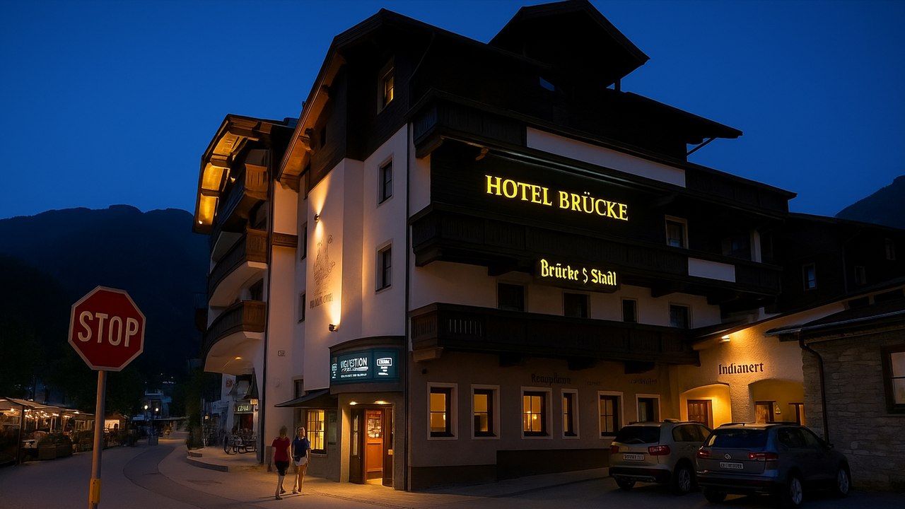 Mayrhofen Austria: A Peaceful Evening Stroll Through Zillertal Valley in 4K