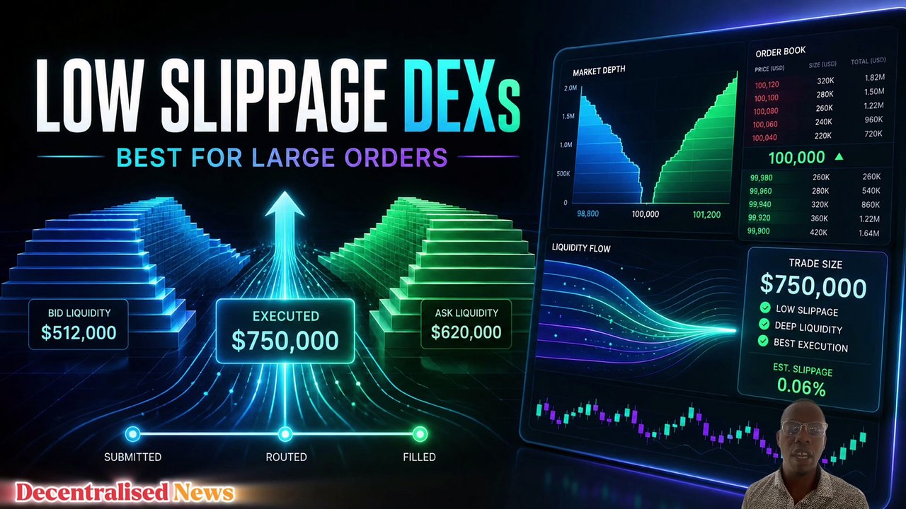 Best Perpetual DEXs for Large Orders and Low Slippage