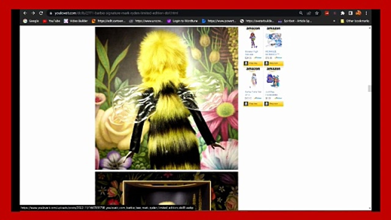 This Barbie Is a BEE?! 🐝😱 Mark Ryden’s Wild Limited Edition Doll!