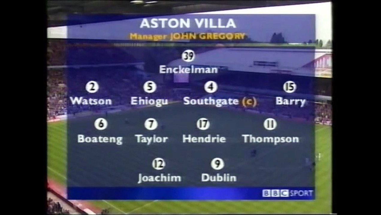 Aston Villa v Bradford City 18-09-1999