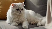 The Persian Cat Declares War on the Blanket
