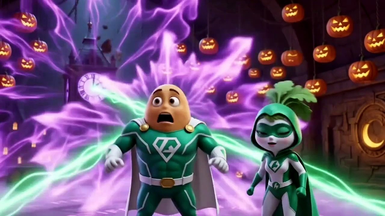 Aalu & Mooli Superhero Halloween Movie 🎃 | Moonlight Valley Ka Raaz | Sabzi Waly Cartoon