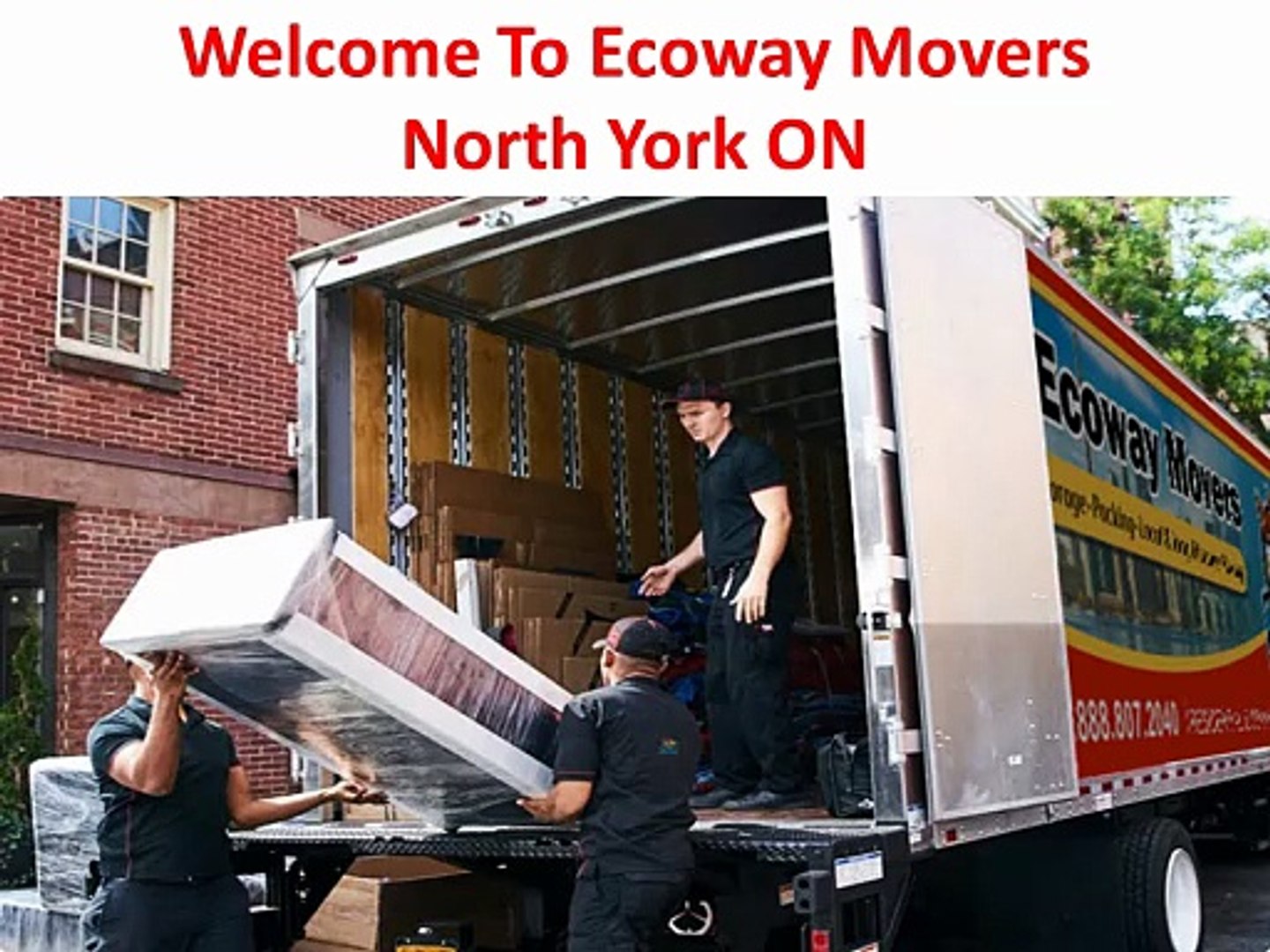 Ecoway Movers : #1 Moving Company in North York, ON | M3J 2E5