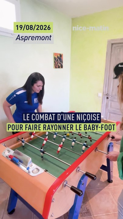 Une niçoise dans le top français du baby-foot