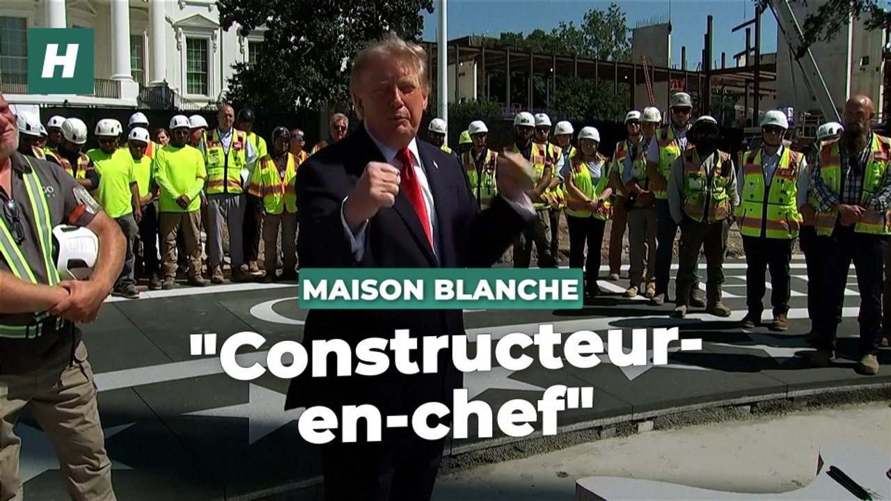 Trump dévoile les derniers travaux à la Maison Blanche dans une visite lunaire avec la presse