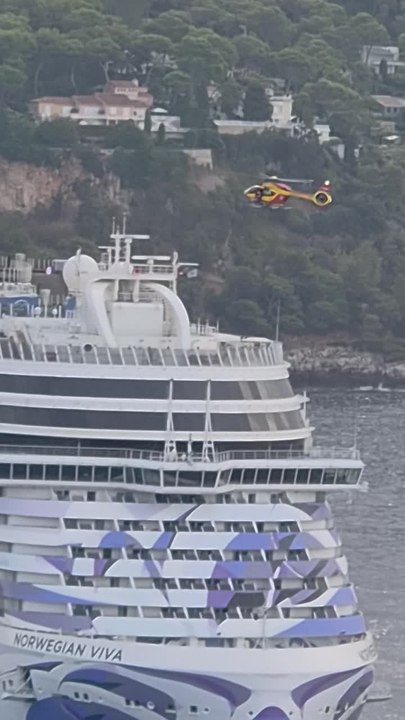 Malaise à bord du Norwegian Viva : les pompiers interviennent en rade de Villefranche-sur-Mer