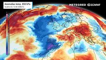 As anomalias térmicas negativas cobrirão o país nos próximos dias