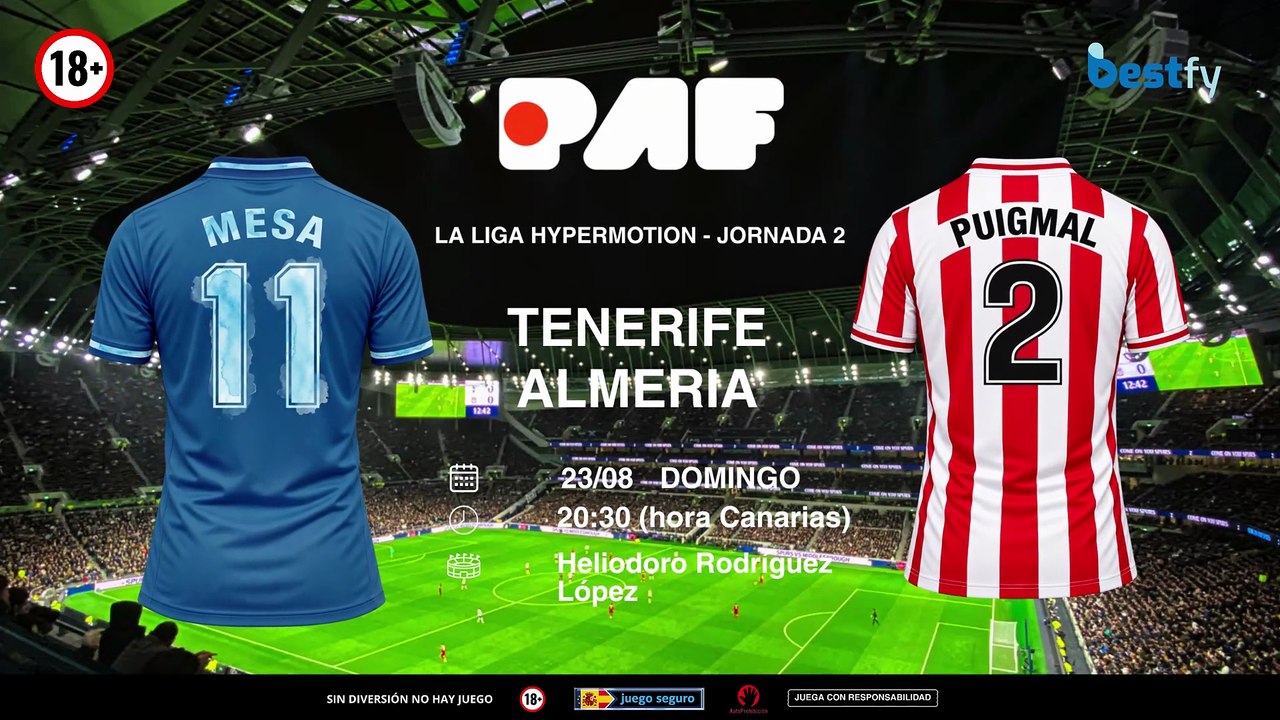 El Tenerife vuelve a casa en la Hypermotion