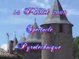 Spectacle pyrotechnique Carcassonne 2008