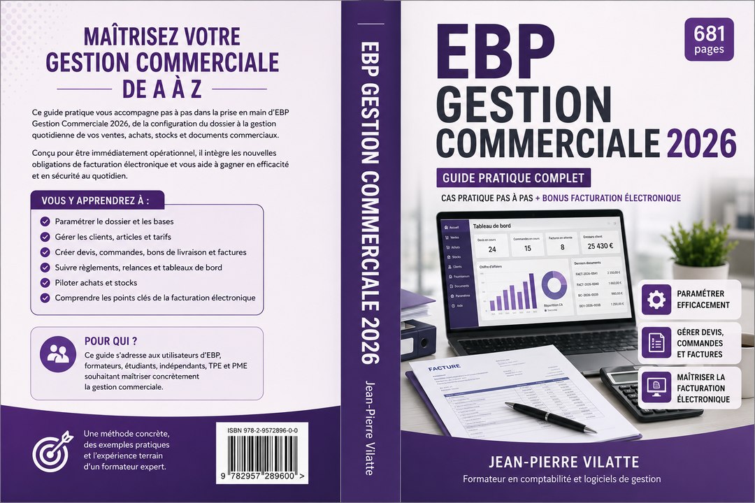 📘 EBP Gestion Commerciale 2026 : le guide compl...