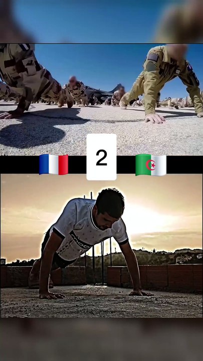 Challenge push up French Army   vs Me 💪