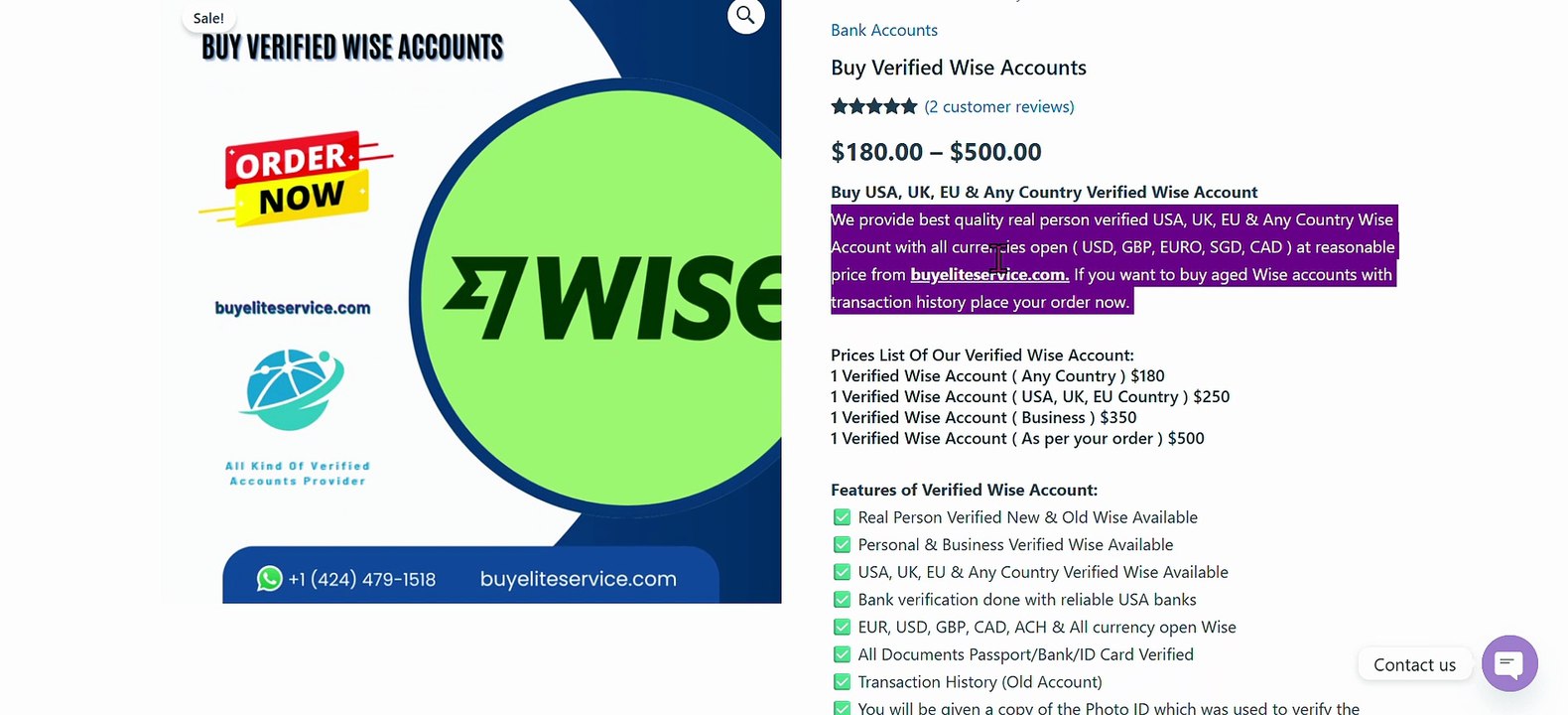 Buy Verified Wise Account — Personal $120 & Business $500