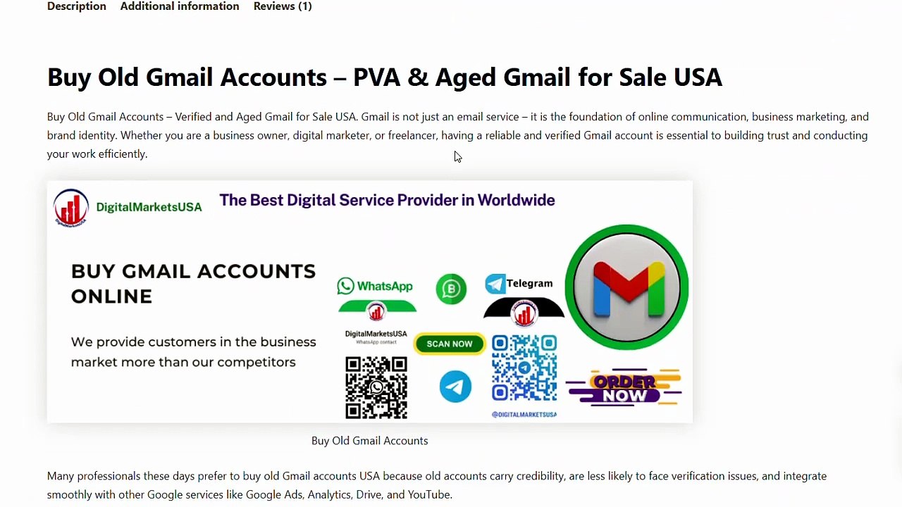 40 Best Platforms to Buy Aged Gmail Accounts in the USA