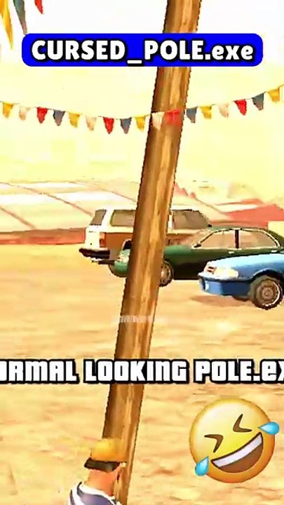 GTA San Andreas Funny Moment – POLE.EXE has stopped working again ... 😂💀🔥🤣⚡️(Part 499) - #gtag #cj #funny #gtaindia #gtarp