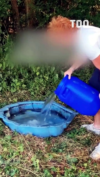 Pendant la canicule, cet homme a une idée malig...