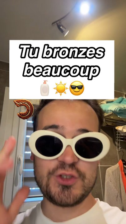 Tu bronzes beaucoup ou pas 🧴😎☀️
