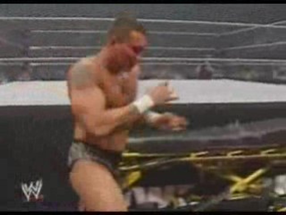 One Night Stand 2007 Randy Orton Vs RVD match a la civiere