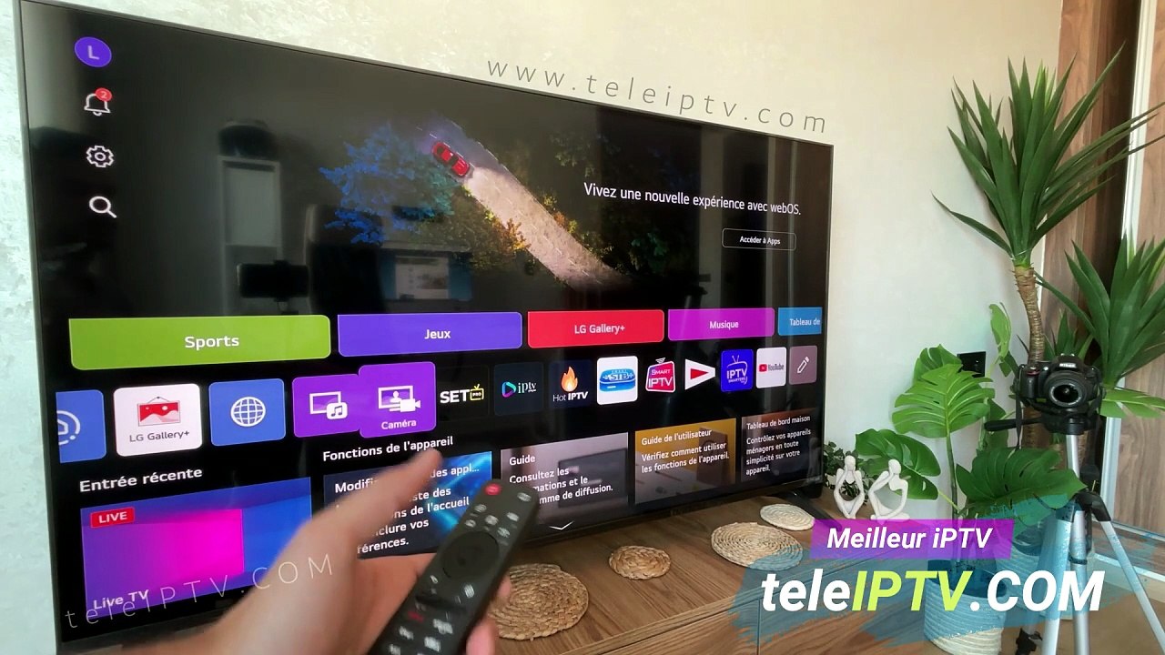 Comment configurer iBO PLAYER iPTV sur LG 2027 ?