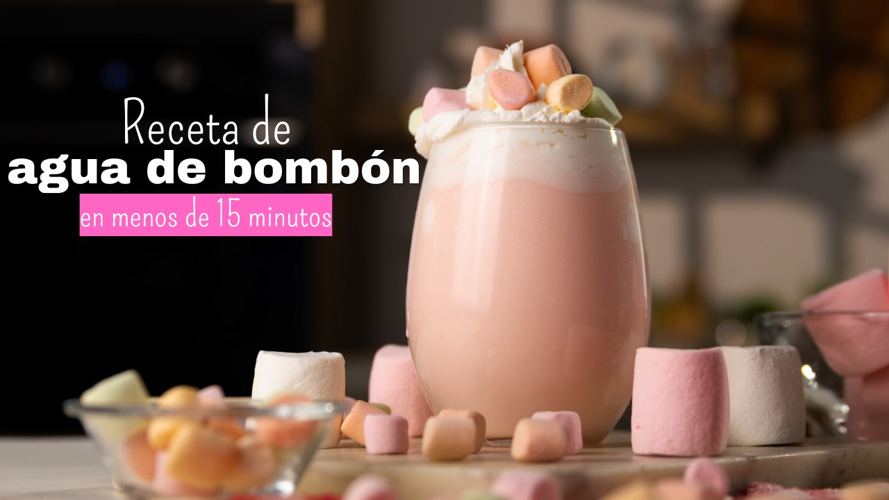 Agua de bombón: la receta cremosa y deliciosa
