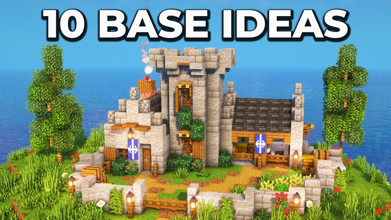 10 Starter Base Ideas for Survival Minecraft